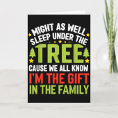 Funny Christmas Kids Mens Christmas Pajamas Women Karte (Vorderseite)