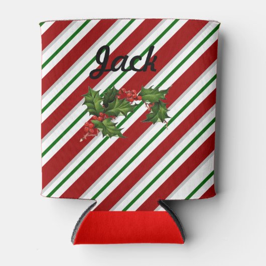 Funny Christmas Kleine Geschenk DEIN NAME Beer Dosenkühler (Vorderseite)