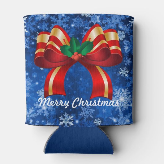 Funny Christmas Kleine Geschenk DEIN NAME Beer Dosenkühler (Rückseite)