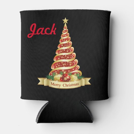 Funny Christmas Kleine Geschenk DEIN NAME Beer Dosenkühler (Vorderseite)