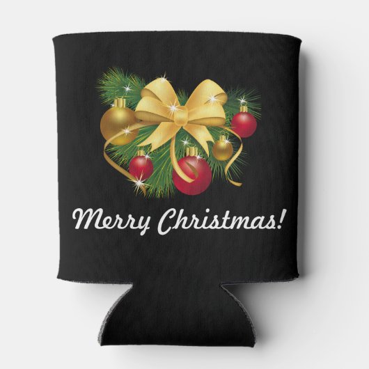 Funny Christmas Kleine Geschenk DEIN NAME Beer Dosenkühler (Rückseite)