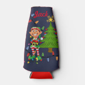 Funny Christmas Kleine Geschenk DEIN NAME Beer Flaschenkühler (Vorderseite)