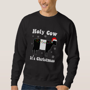 Funny Christmas Kuh Beltie Beltie Galloway Geschen Sweatshirt