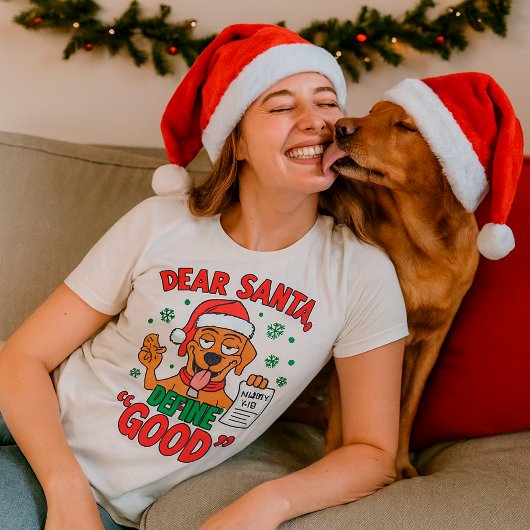 Funny Christmas Labrador Personalized Pet Humor T-Shirt