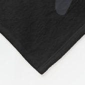 Funny Christmas Ladybug mit Bier-Comic Fleecedecke (Ecke)