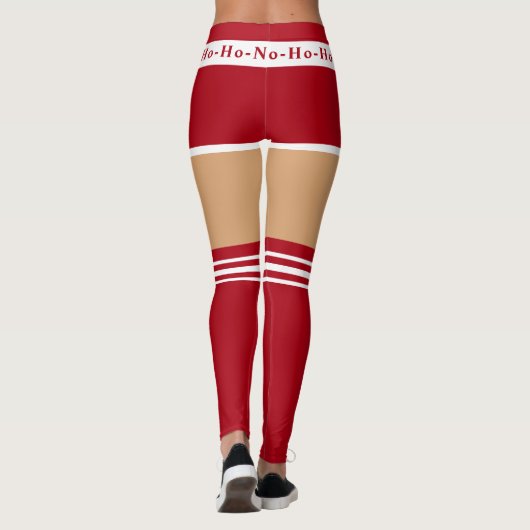 Funny Christmas Leggings Mrs. Santa Claus (Rückseite)