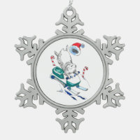 Funny Christmas Lemming Snowmachine Tree