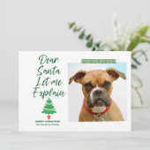 Funny Christmas Lieber Weihnachten Lass Ich erklär (Stehend Vorderseite)