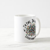 Funny Christmas Lights Sprichwort Kaffeetasse (VorderseiteRechts)
