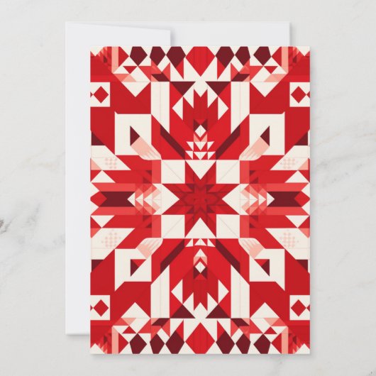 Funny Christmas Llama Einladung (Rückseite)