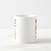 Funny Christmas Llama Kaffeetasse (Mittel)