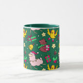 Funny Christmas Llama Tasse (Zentrum)