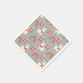 Funny Christmas Llamas Napkins Serviette (Ecke)