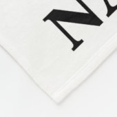 Funny Christmas Matching Couple Naughty Nice Photo Fleecedecke (Ecke)