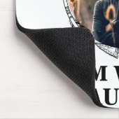 Funny Christmas Matching Couple Naughty Nice Photo Mousepad (Ecke)