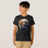 Funny Christmas Matching Couple Naughty Nice Photo T-Shirt (Vorne ganz)