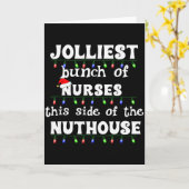 Funny Christmas Matching Group Work Jolliest Bunch Karte (Gelbe Blume)