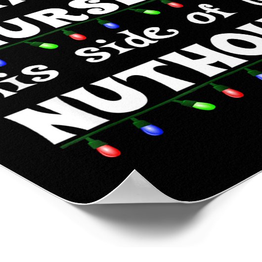 Funny Christmas Matching Group Work Jolliest Bunch Poster (Ecke)