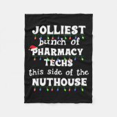 Funny Christmas Matching Group Work Pharmacy Techn Fleecedecke (Vorderseite)