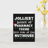 Funny Christmas Matching Group Work Pharmacy Techn Karte (Gelbe Blume)