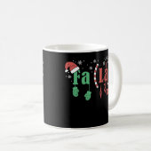 Funny Christmas Math Lehrer Fa La8 Gleichungen Fa Kaffeetasse (VorderseiteRechts)