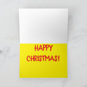 Funny Christmas Medical Joke Cartoon Feiertagskarte (Innenseite)