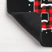 Funny Christmas Meme 67 Red Buffalo Plaid Xmas Paj Mousepad (Ecke)