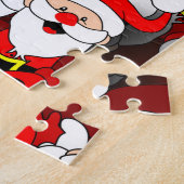Funny Christmas Modern Whimsical Santa Collage Puzzle (Seite)