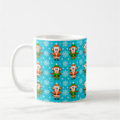Funny Christmas Monkey Kaffeetasse (Links)