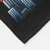 Funny Christmas Monster Santazilla Holiday Dinosau Fleecedecke (Ecke)