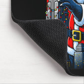 Funny Christmas Monster Santazilla Holiday Dinosau Mousepad (Ecke)