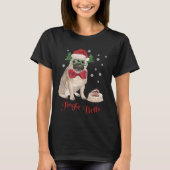 Funny Christmas Mops T-Shirt (Vorderseite)
