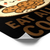 Funny Christmas - Most Likely To Eat All The Cooki Poster (Ecke)