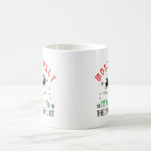 Funny Christmas Most Likely to Make Naughty List Kaffeetasse (Mittel)