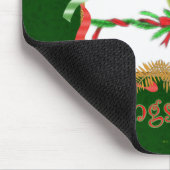 Funny Christmas Mousepad Nanday Conure Parrot (Ecke)