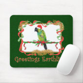Funny Christmas Mousepad Nanday Conure Parrot (Mit Mouse)