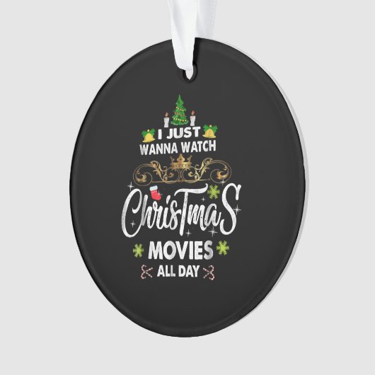 Funny Christmas Movie , Christmas Movies Ornament (Vorderseite)