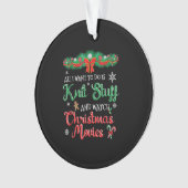 Funny Christmas Movie Ornament (Vorderseite)