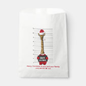 Funny Christmas Mugshot Guilty Giraffe Geschenktütchen (Vorderseite)