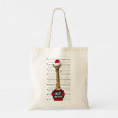 Funny Christmas Mugshot Guilty Giraffe Tragetasche (Rückseite)