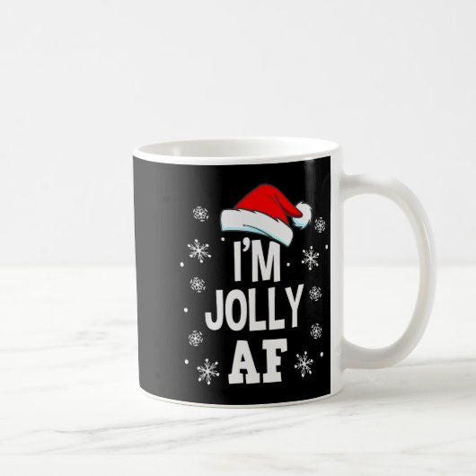 Funny Christmas Naughty Adults Pajama, Santa I'm J Kaffeetasse (Rechts)