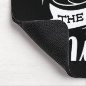 Funny Christmas Naughty Is The New Nice Monogram T Mousepad (Ecke)