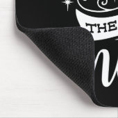 Funny Christmas Naughty Is The New Nice Monogram T Mousepad (Ecke)