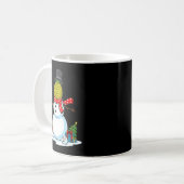 Funny Christmas Ne Snowman Xmas Mens Womens Kids  Kaffeetasse (Vorderseite Links)