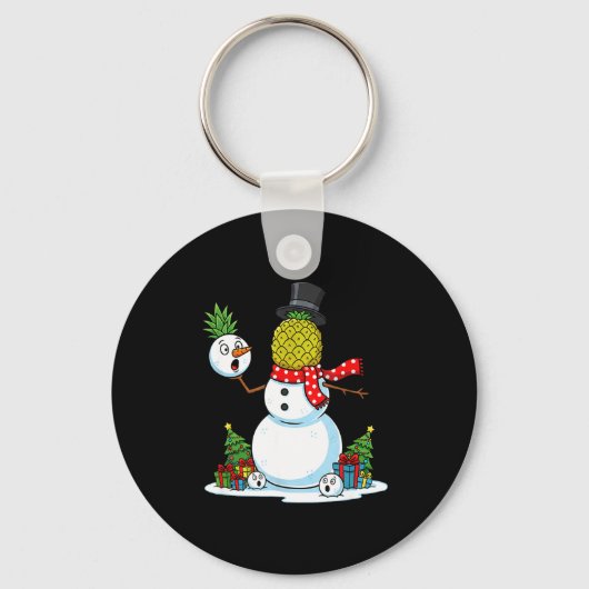 Funny Christmas Ne Snowman Xmas Mens Womens Kids Schlüsselanhänger (Vorderseite)