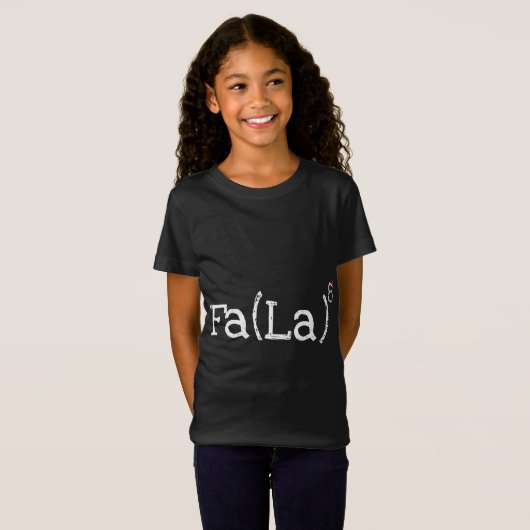 Funny Christmas Nerd - Niedliche Mathe Fa La La La T-Shirt (Vorne ganz)
