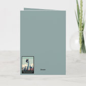 Funny Christmas New York Karte (Rückseite)