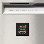 Funny Christmas Nice Naughty I Triday Xmas Magnet (In Situ (Geschirrspüler))