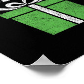 Funny Christmas Nice Package Retro Ugly Party Adul Poster (Ecke)