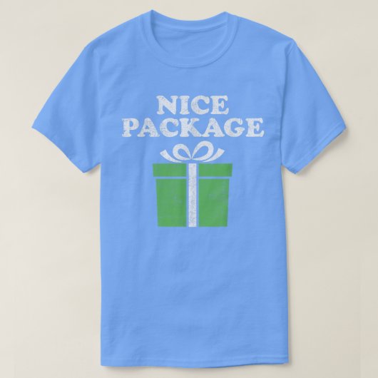 Funny Christmas Nice Package Retro Ugly Party Adul T-Shirt (Design vorne)